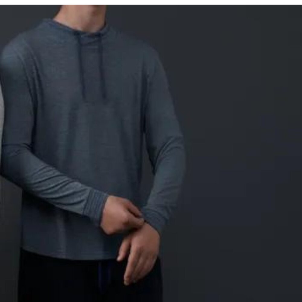 Jason Wu X Eva Air Large Mens Sweatshirt 44" Chest Lightweight Long Sleeve Blue